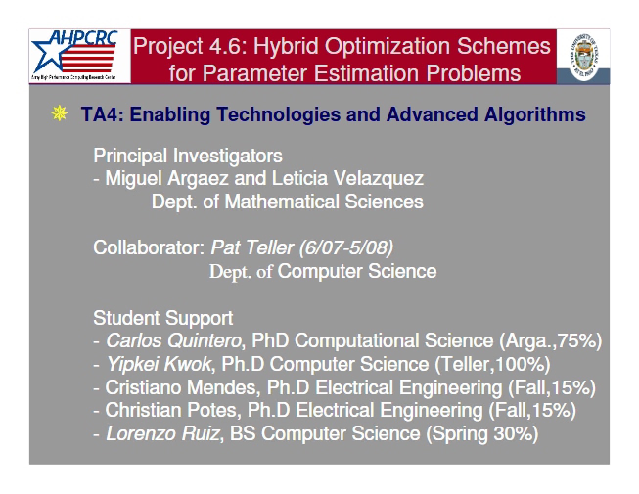 Introduction to the Use of Hybrid Optimization Schemes