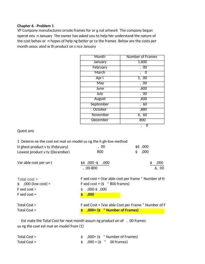 Chapter 6 - Problems 1-3