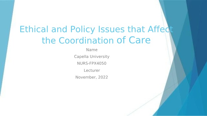 Assessment 2 for NURS-FPX4050