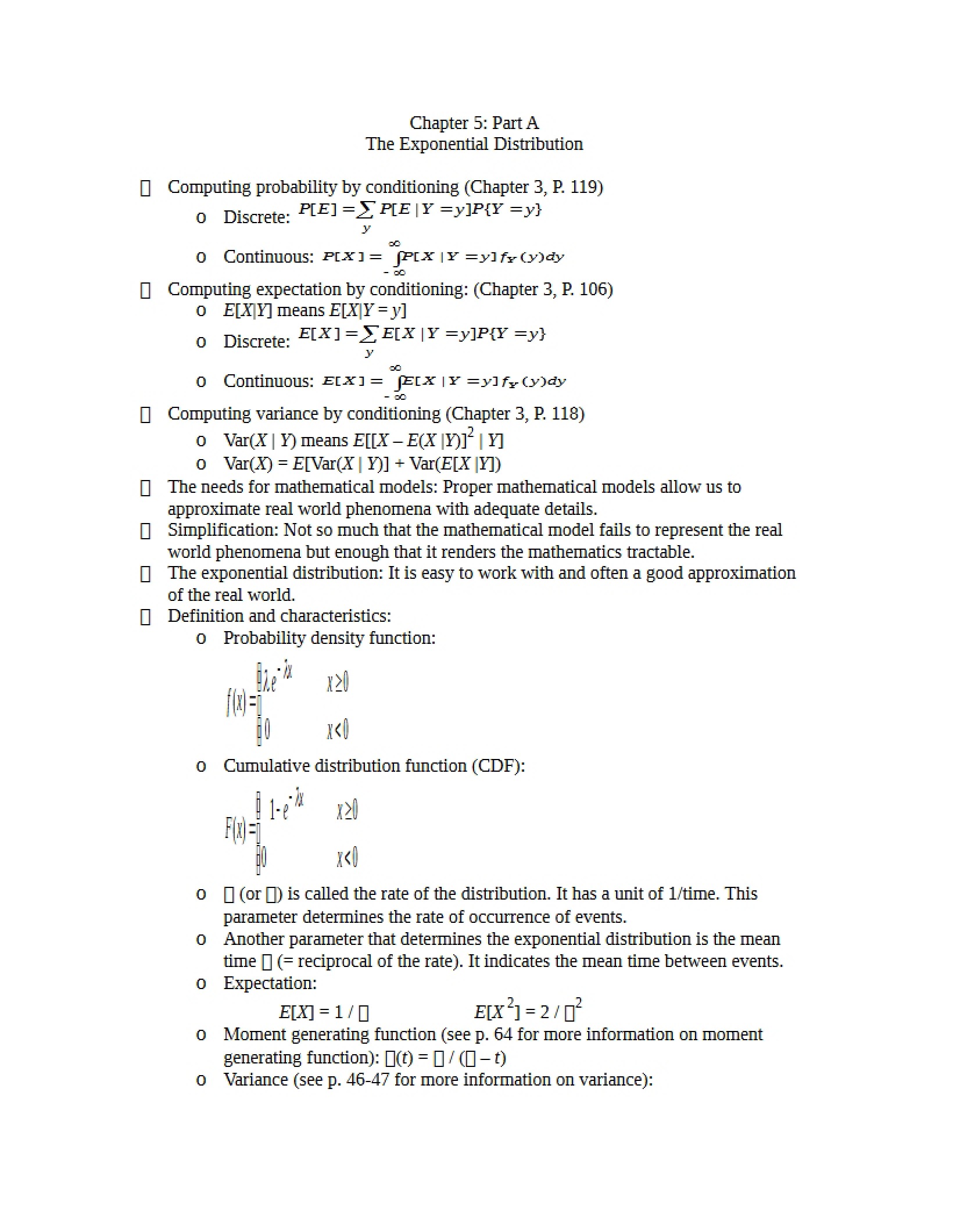 Distribution Exponential