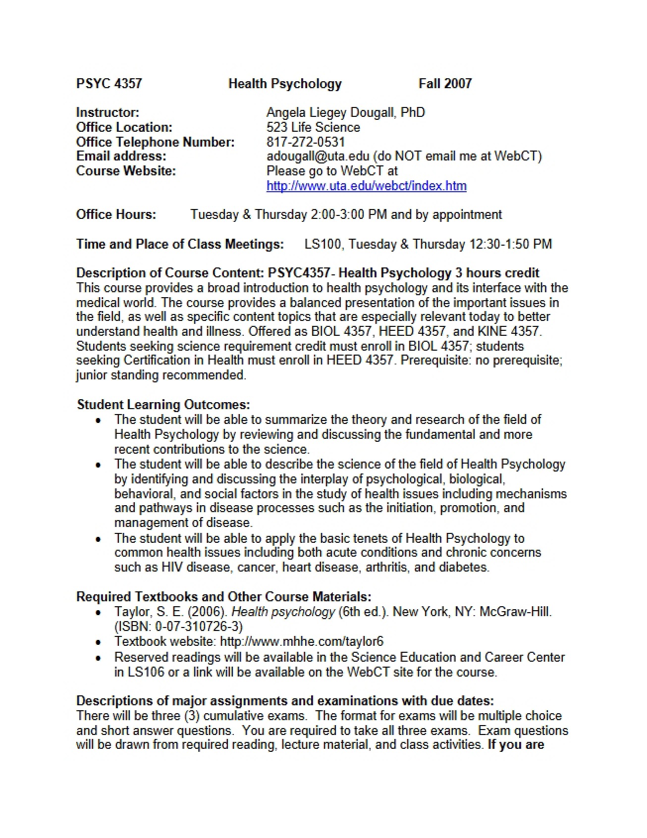 Syllabus Archive