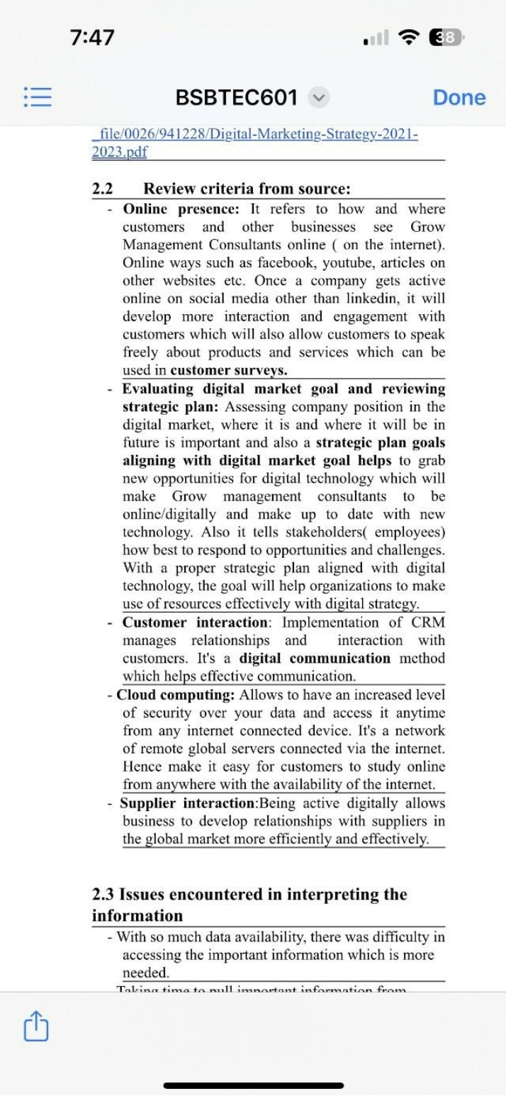 2021-2023 Digital Marketing Strategy