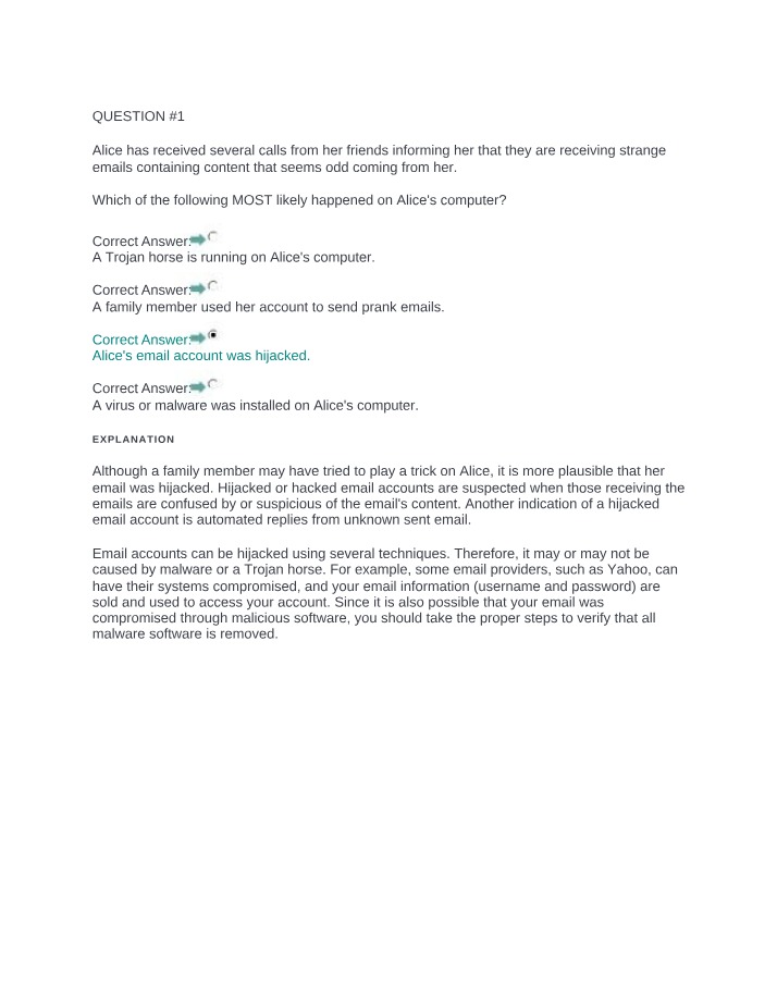 Computer Security - Signs of Email Hijacking