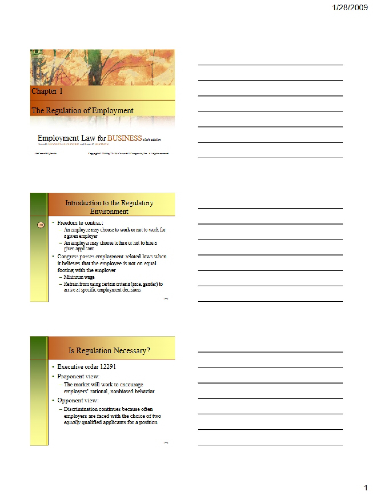 Employment Regulation