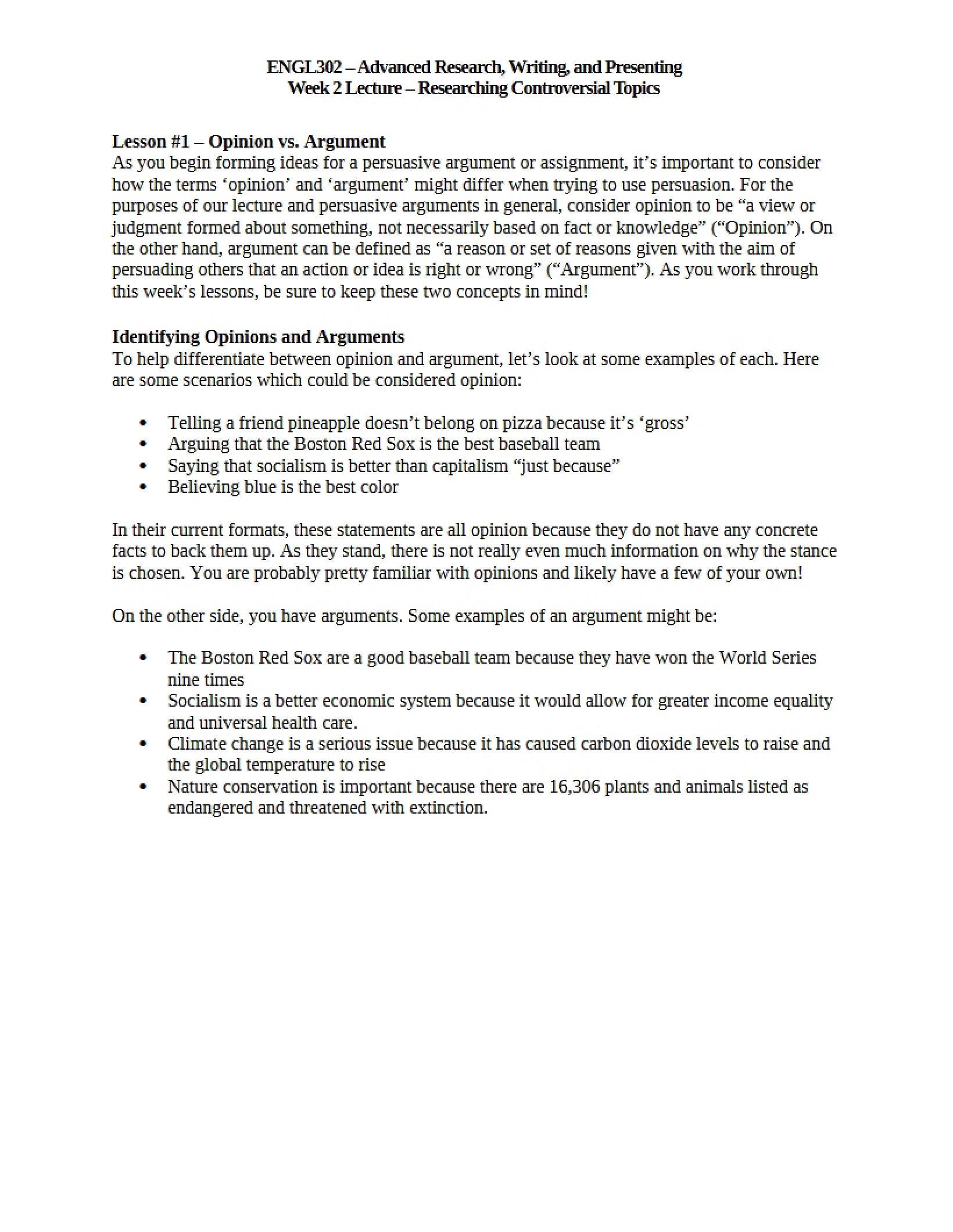 Topics of Controversy Research
