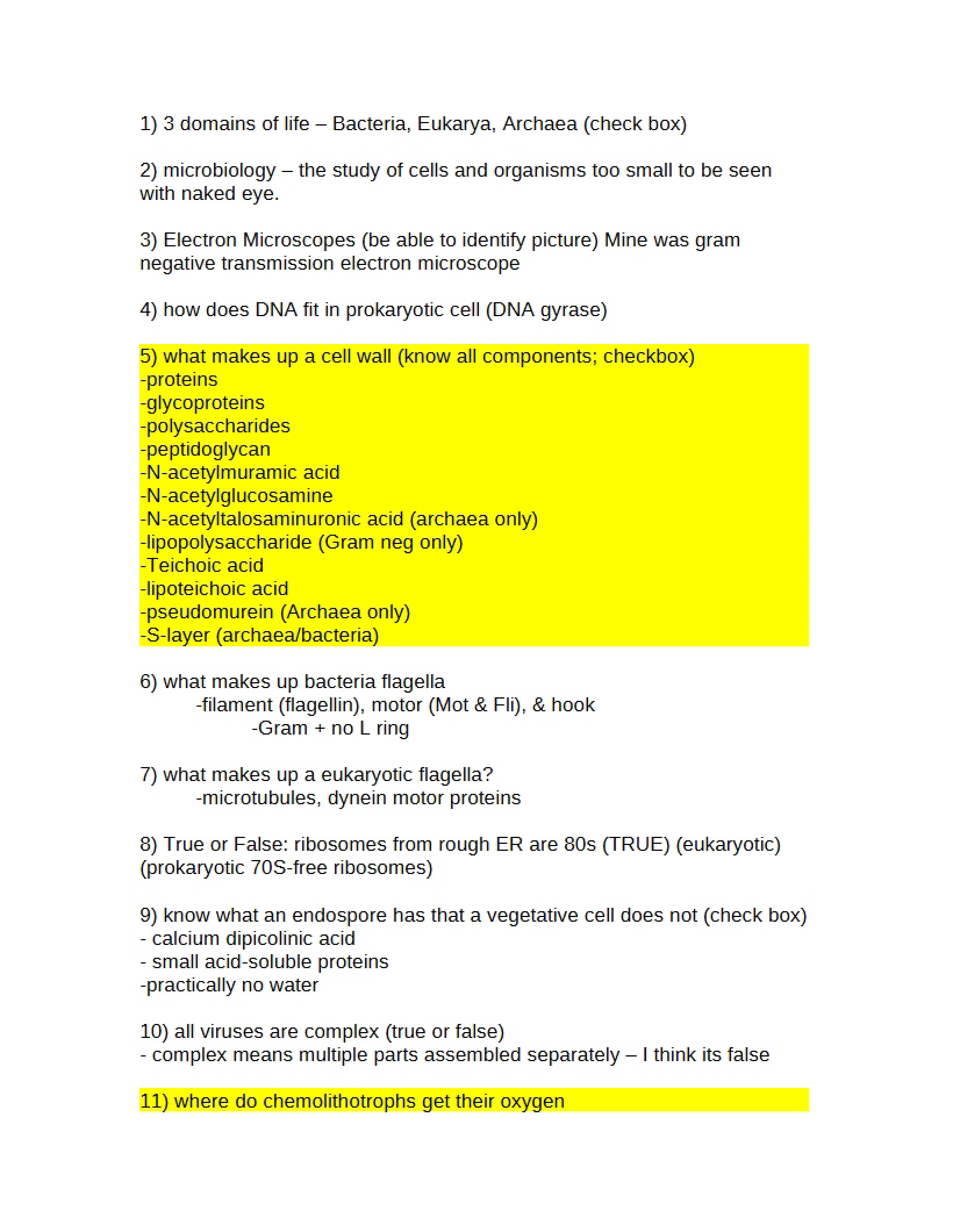 Microbiology Notes 2