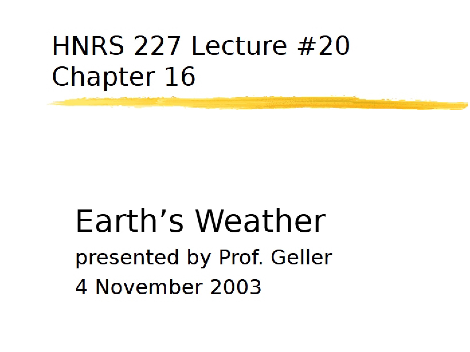 Scientific Thought Lecture Notes