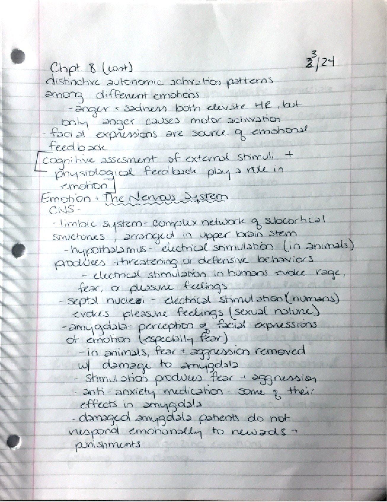 Physiological Psych Note Set 1