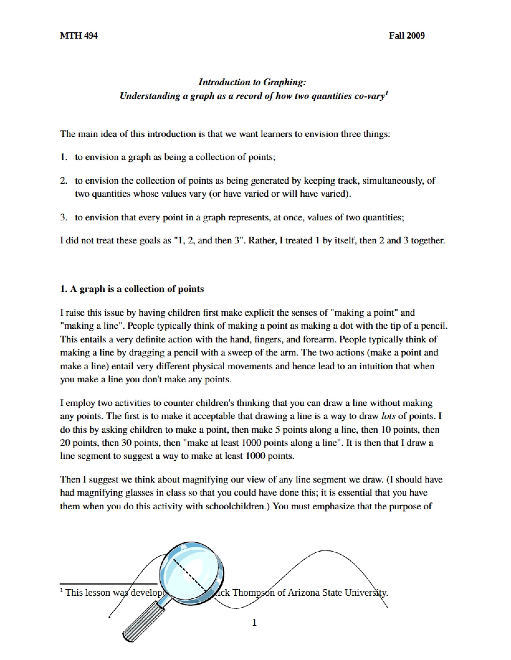 Graphing Introduction