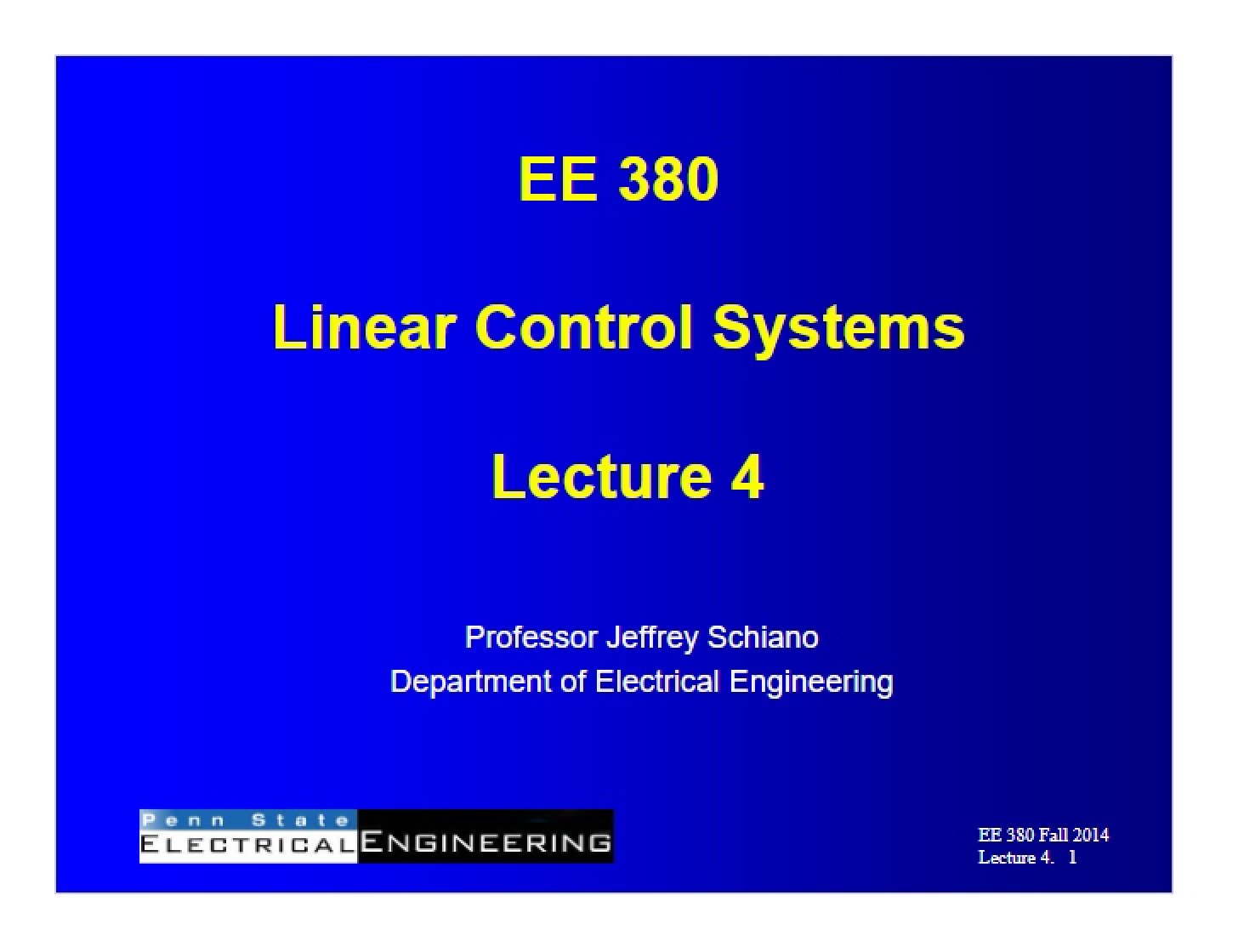 Lecture 04 EE380 (Fall 14)