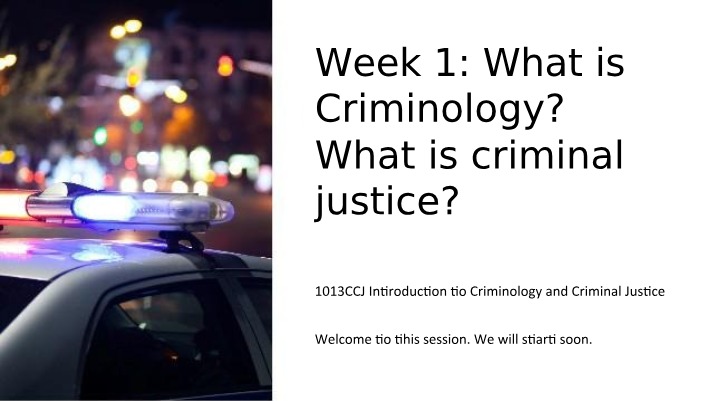 Lecture Notes for Week 1