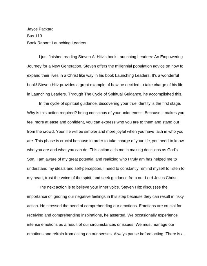 Launching Leaders - A Book Report