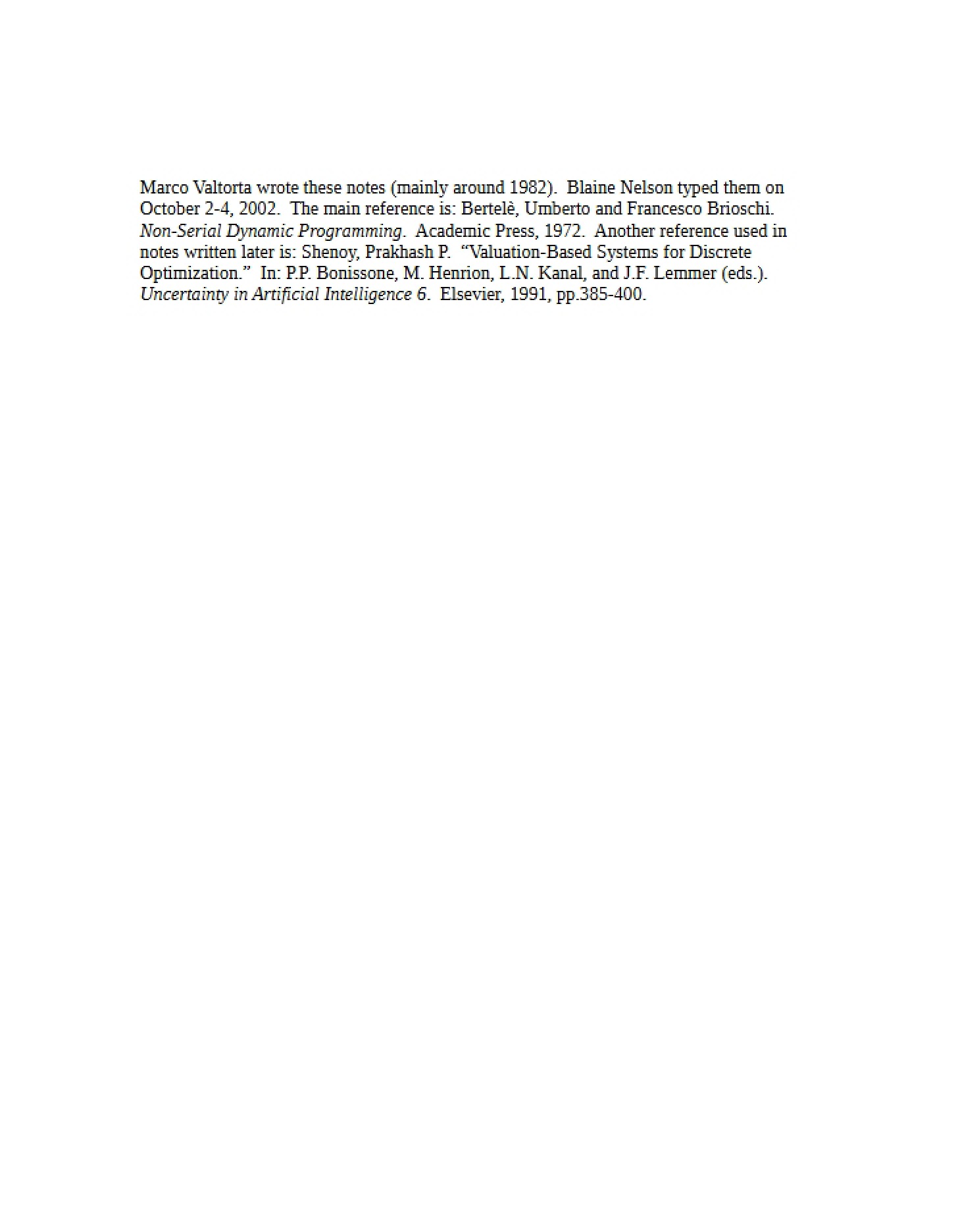 Dynamic Programming Application