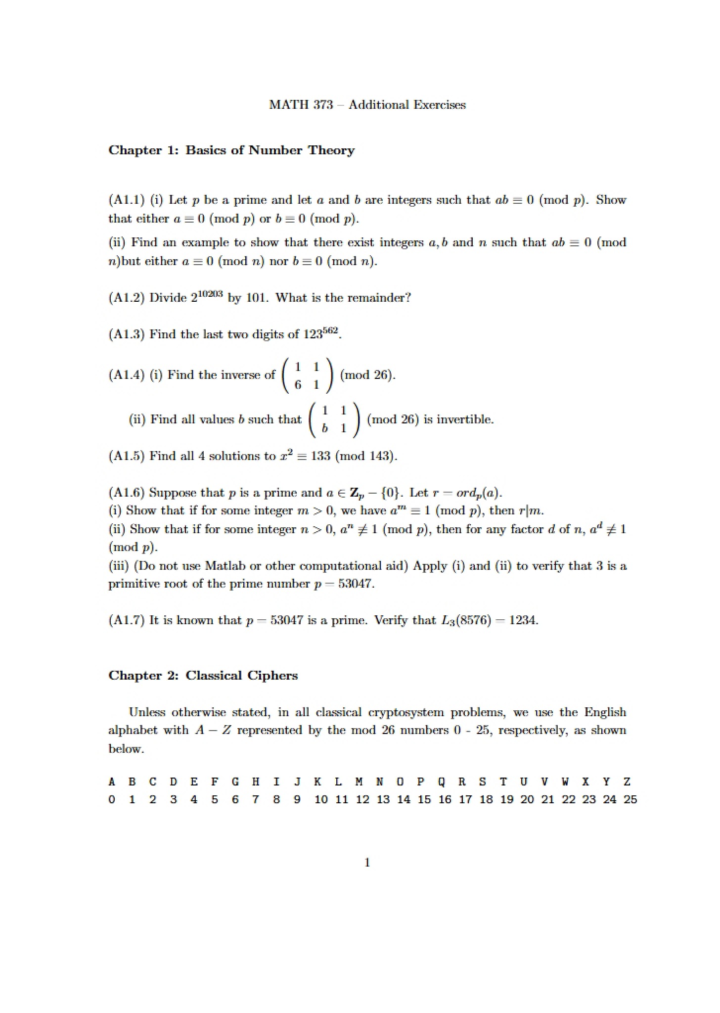 Fundamentals of Number Theory