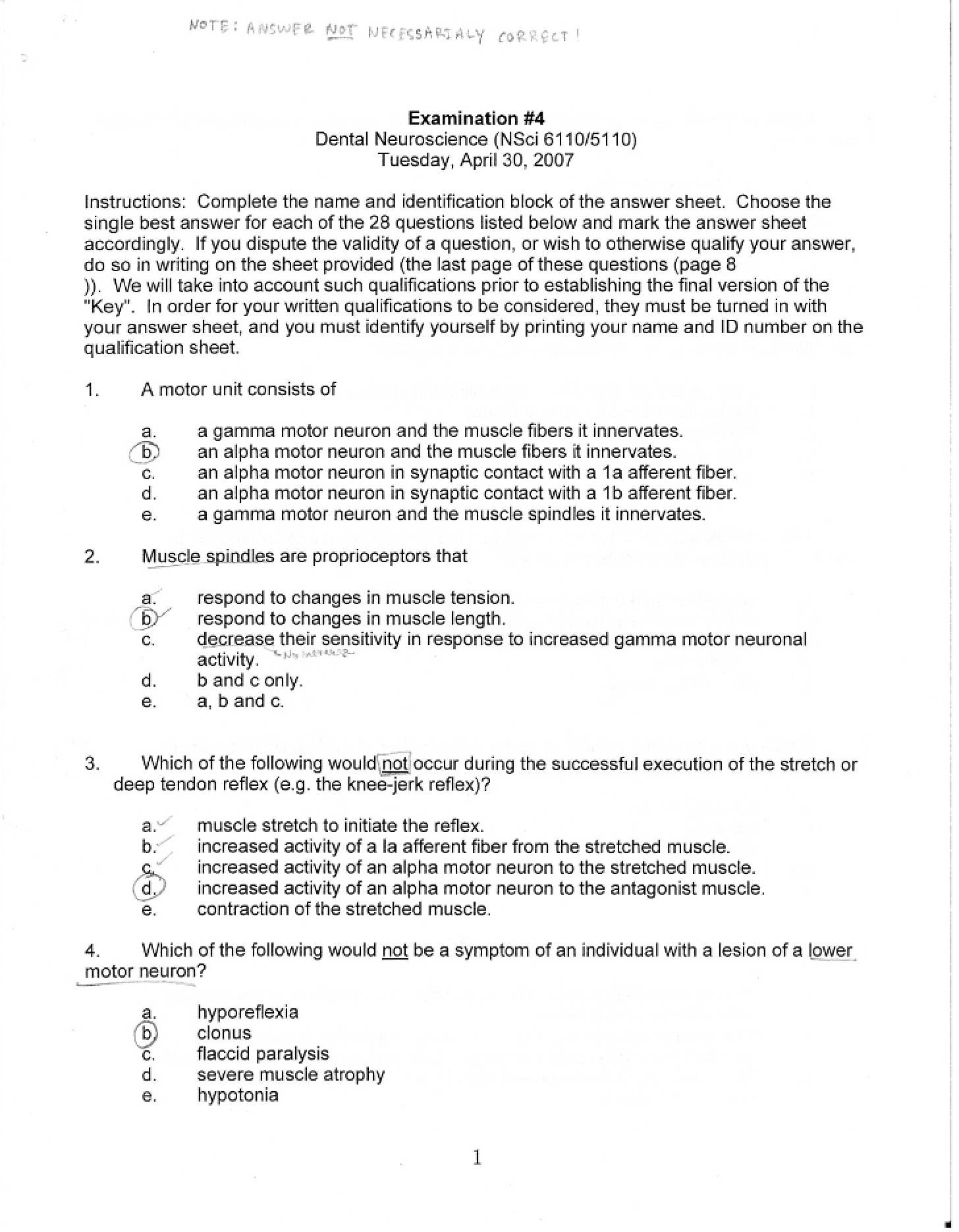 Formal Assessment