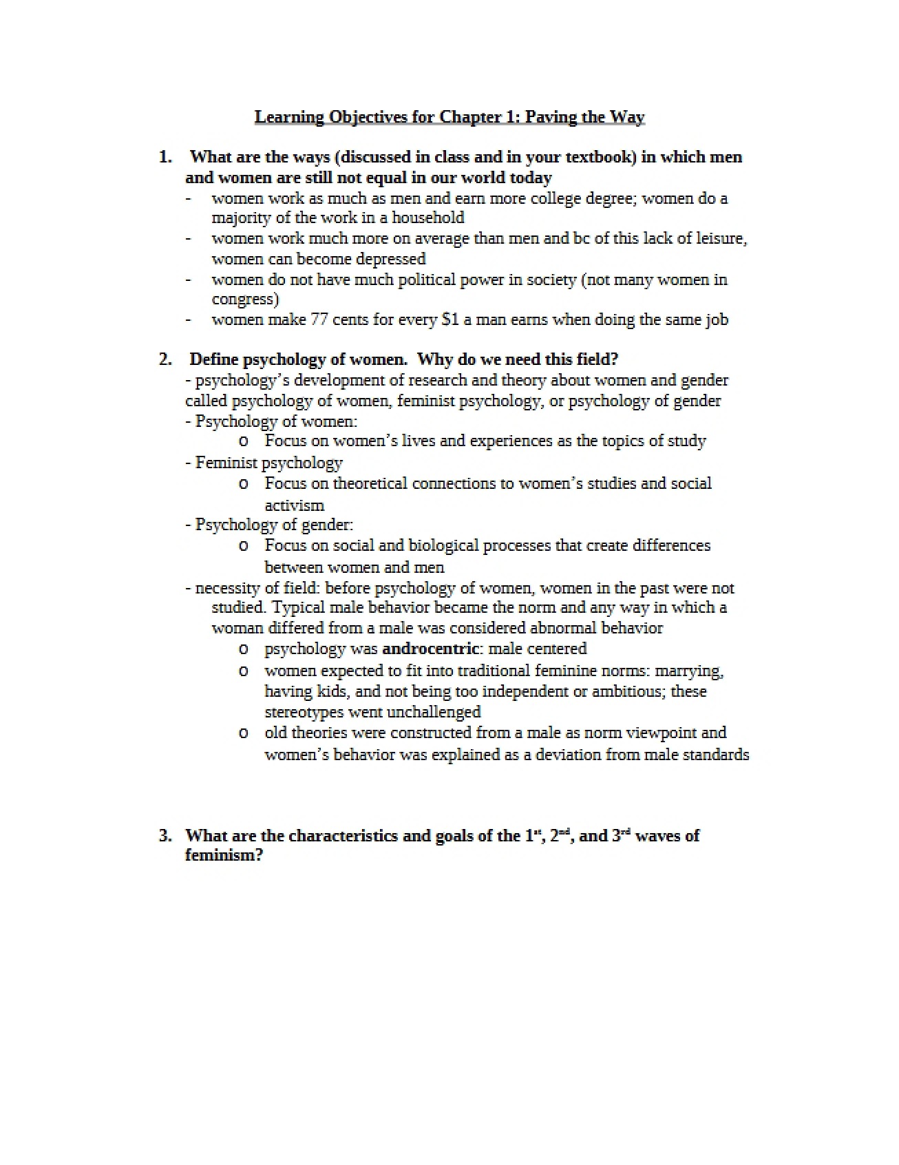 Chapter One Overview