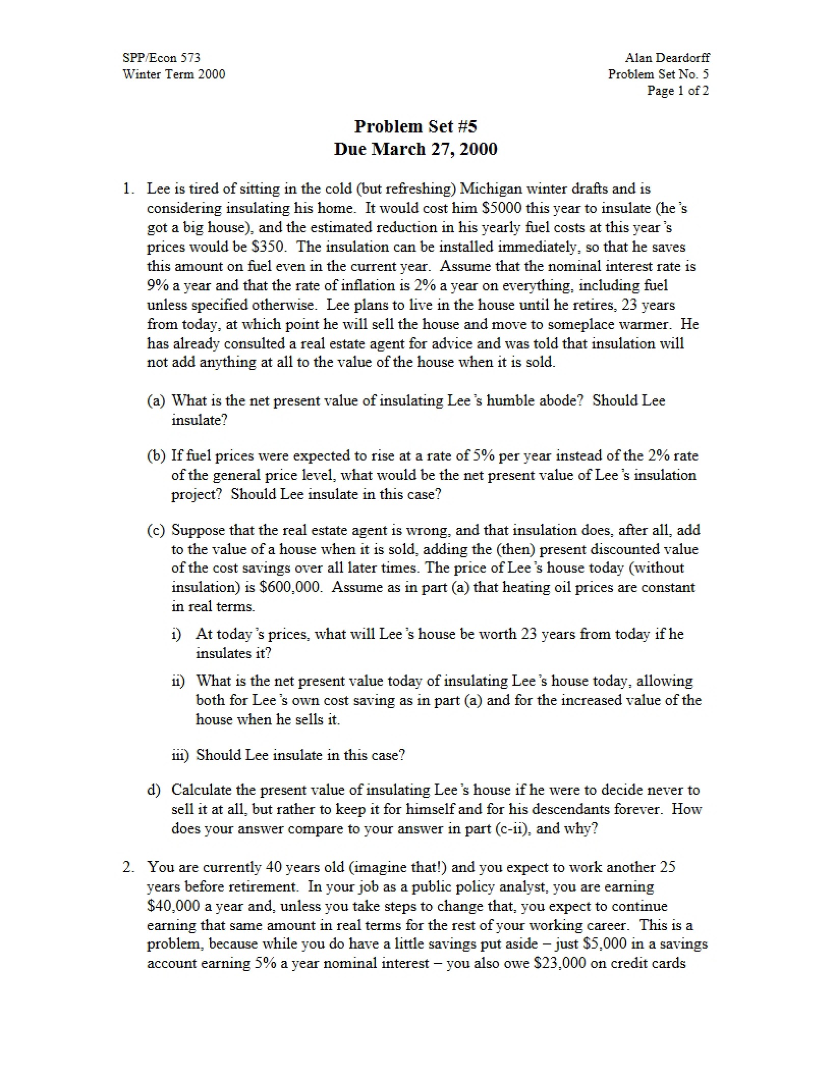 Study Guide for ECON 573