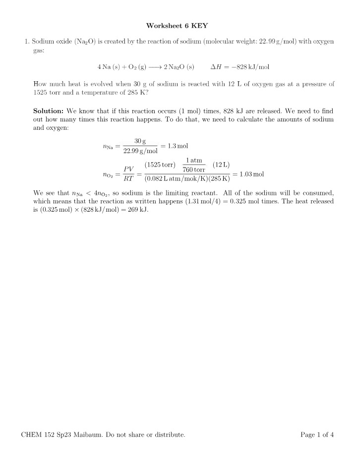 WS6 Answer Key