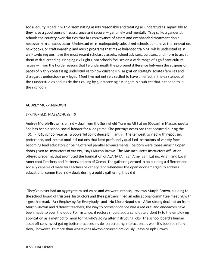 Activities for Article