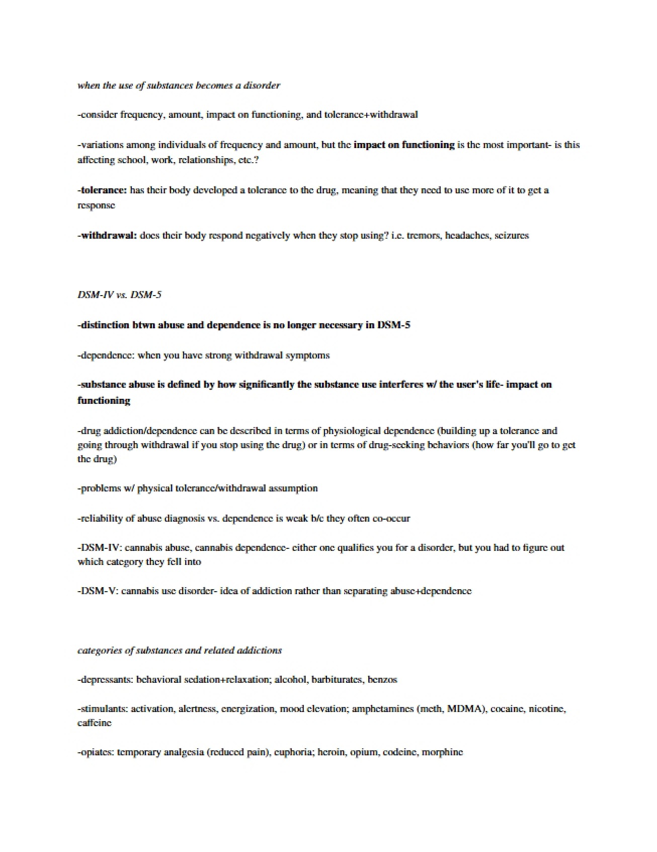Psychology Course Notes