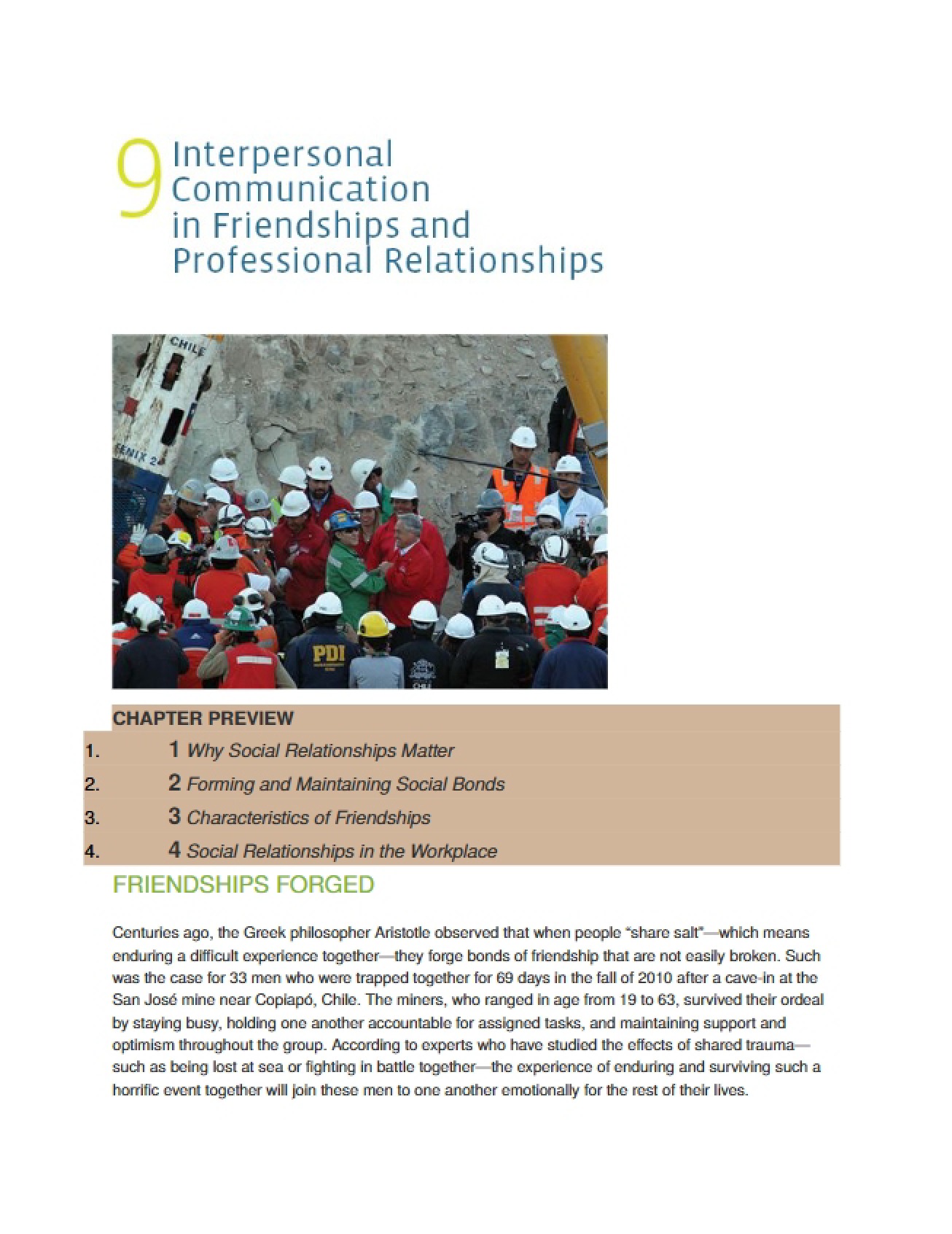 Chapter 9 Interpersonal Communication