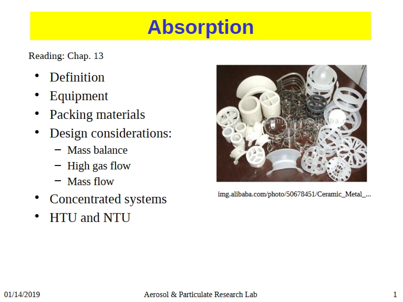 Design for Absorption Control