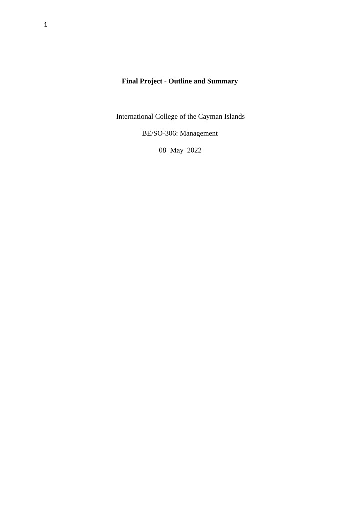 Management Final Project 5