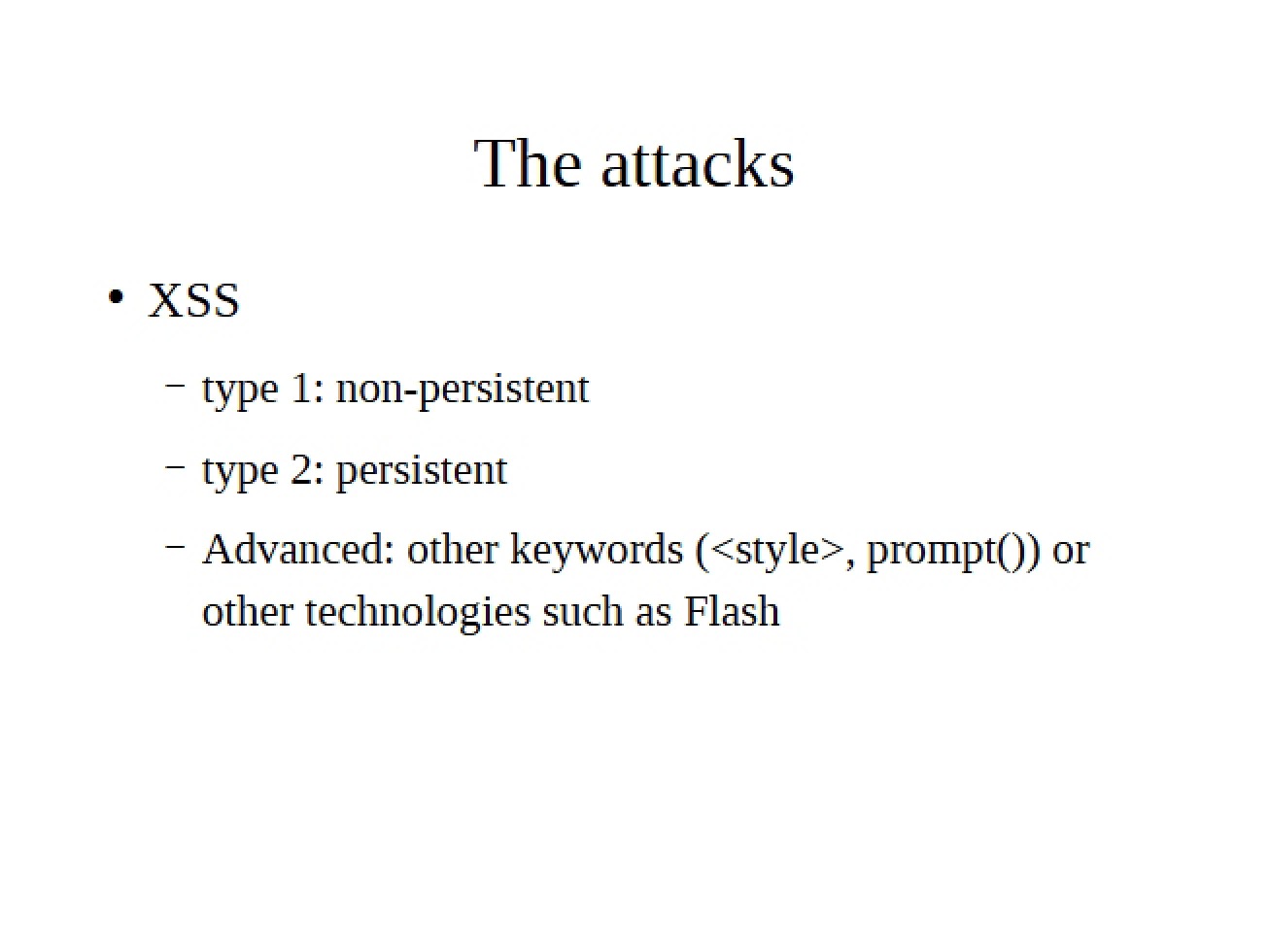Attack Vectors