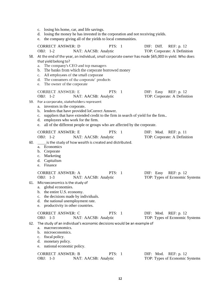 Economics Notes - Set 46
