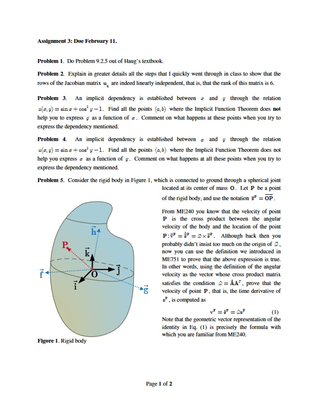 Seventh Assignment