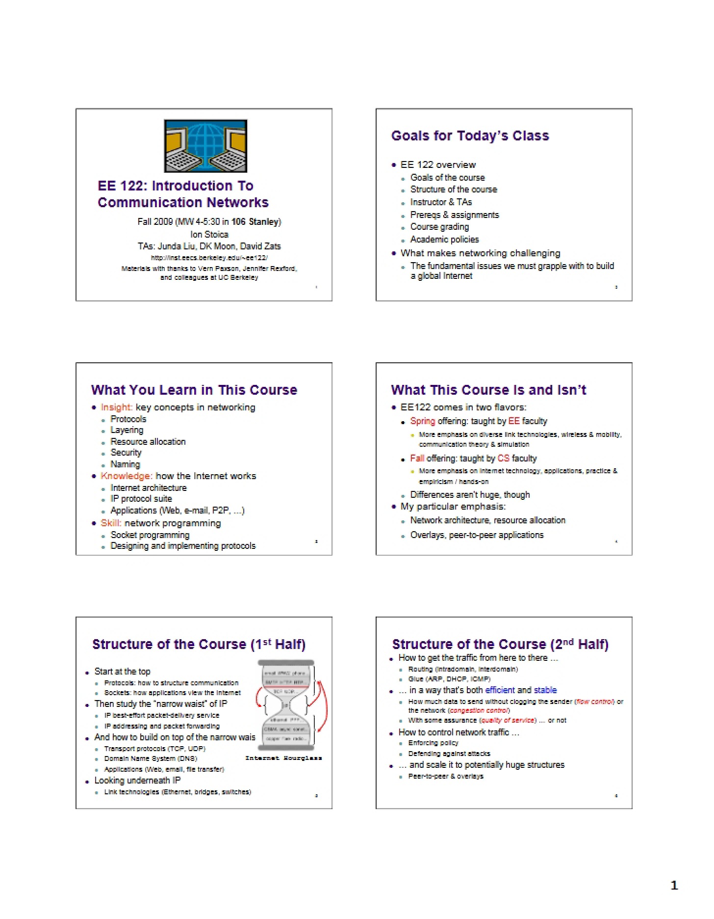 Course Overview