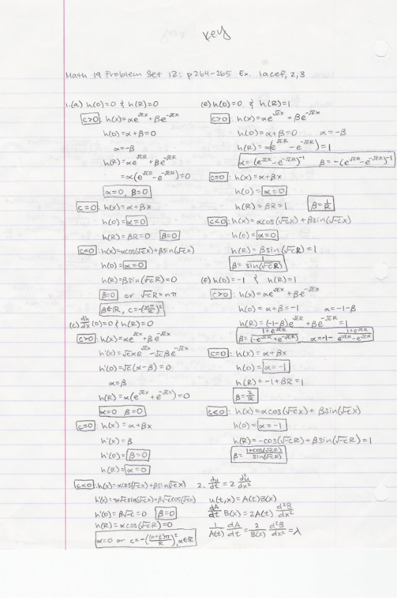 Modeling and Equations Problem Set 12