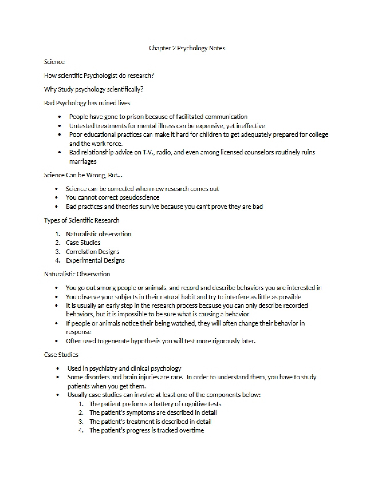Psychological Concepts Chapter Two