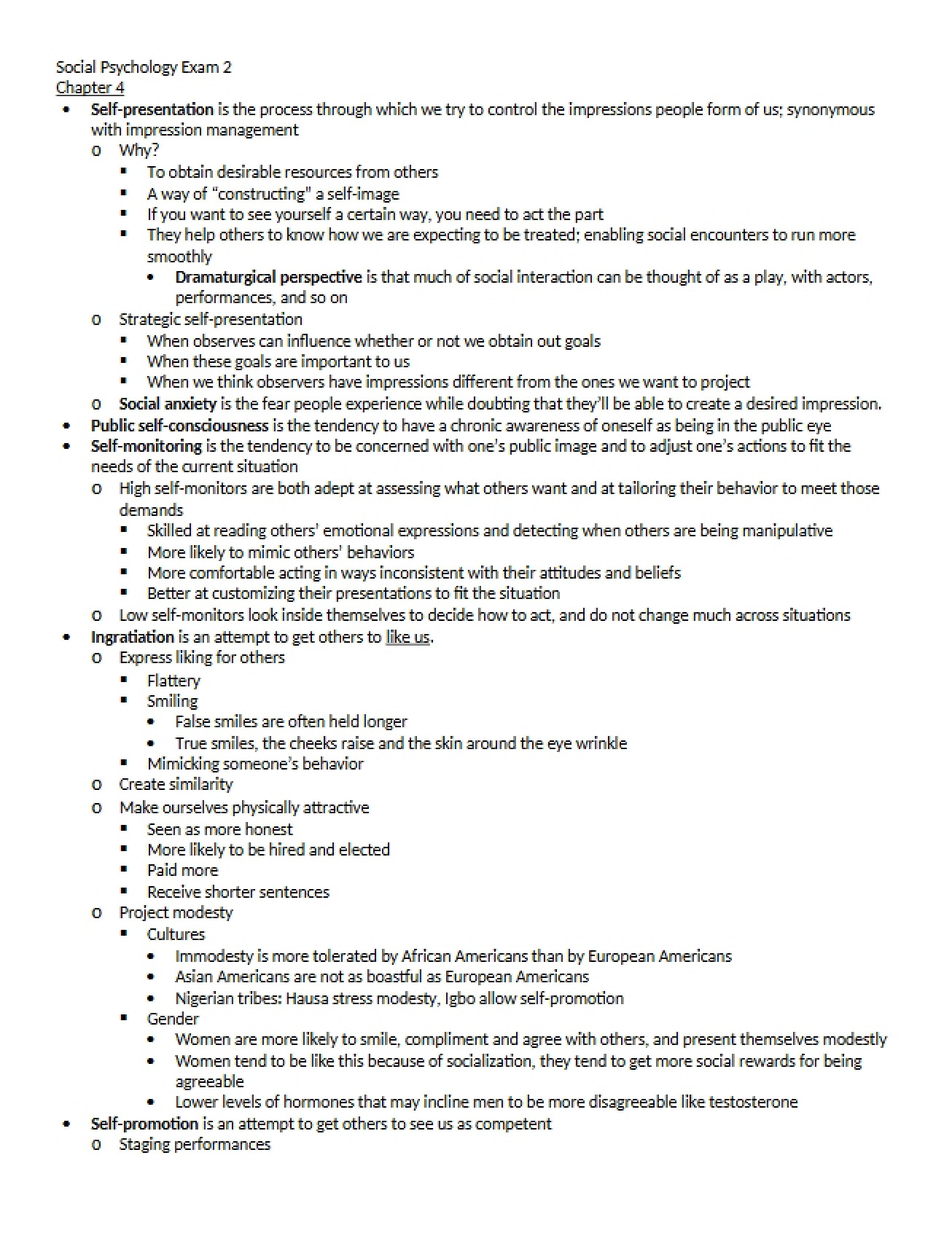Social Psych Overview