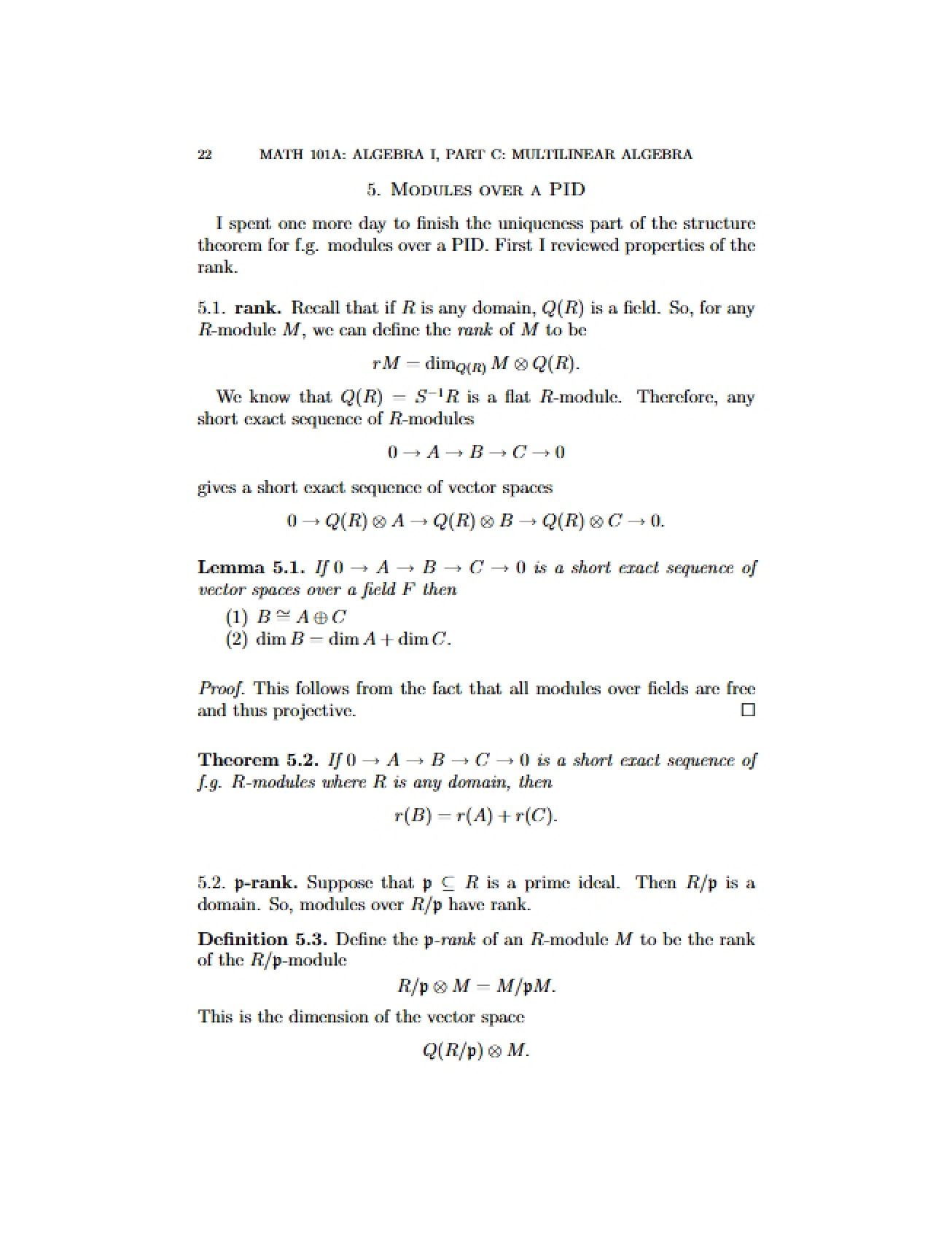 Multilinear Algebra Part C