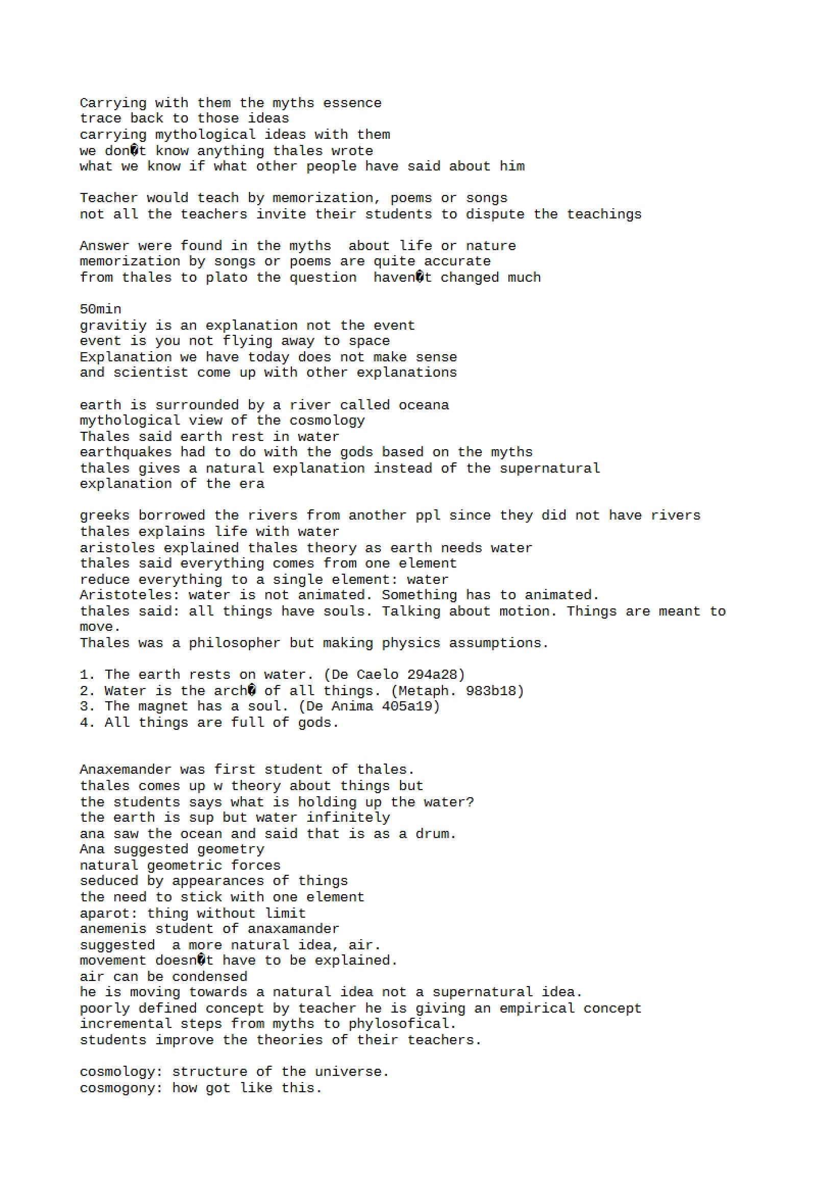 Notes on Evolutionary Psychology