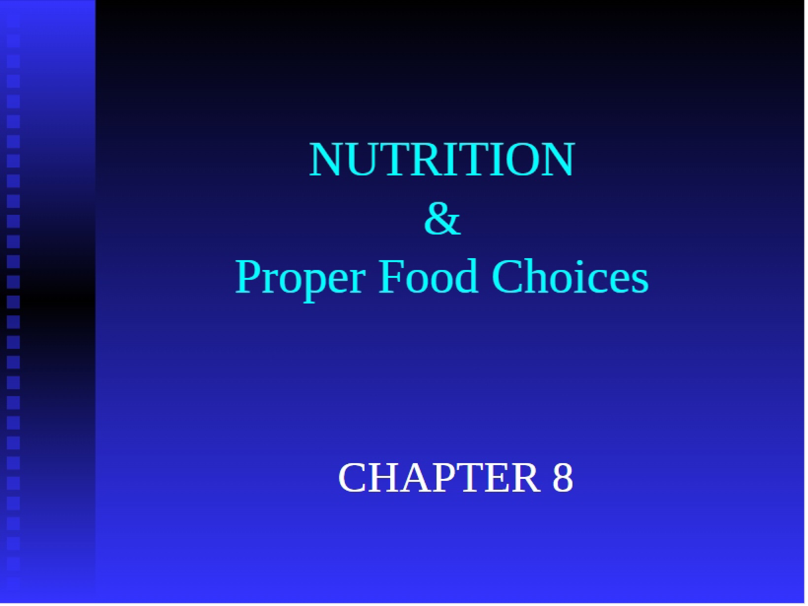 Nutrition Condensed Notes Fall 2011 (Ch 8)