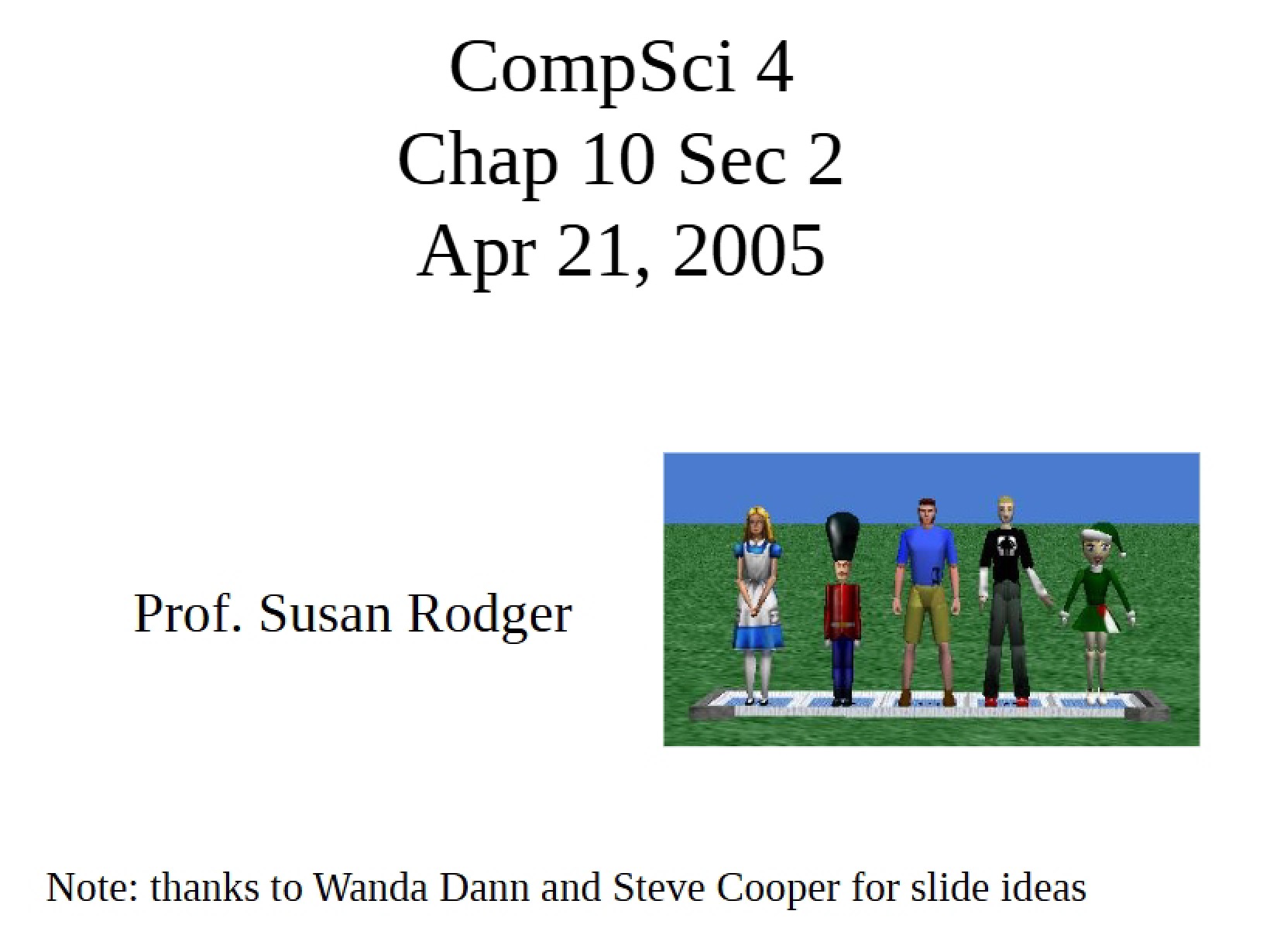 Lecture Recording Notes