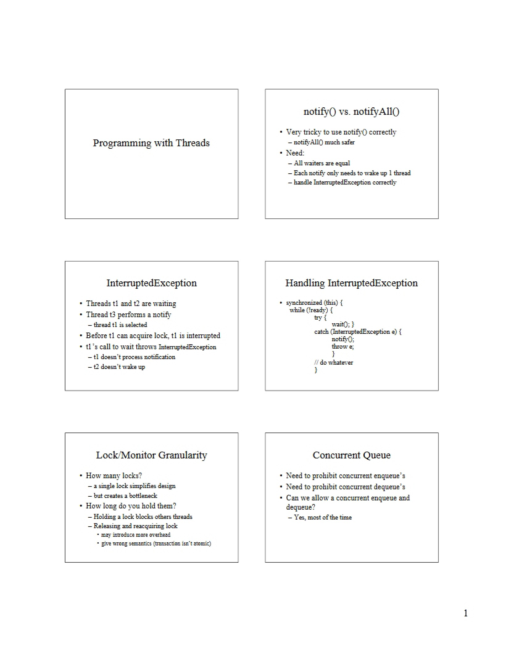 Thread-Based Programming
