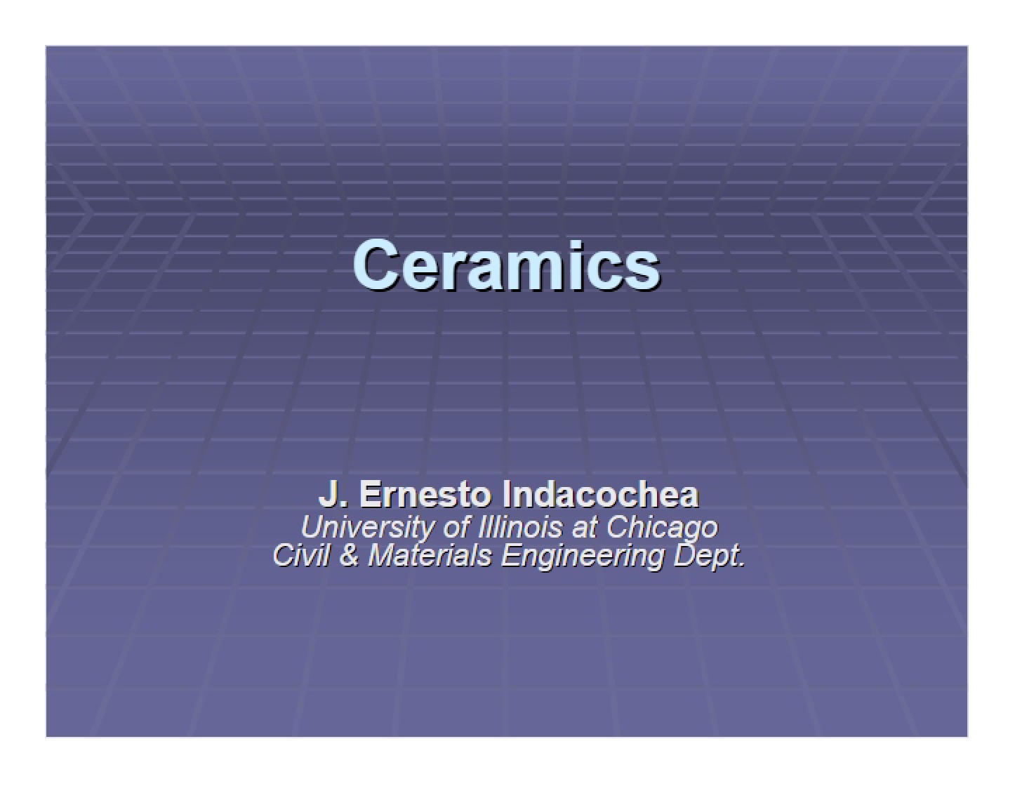 Ceramics Overview