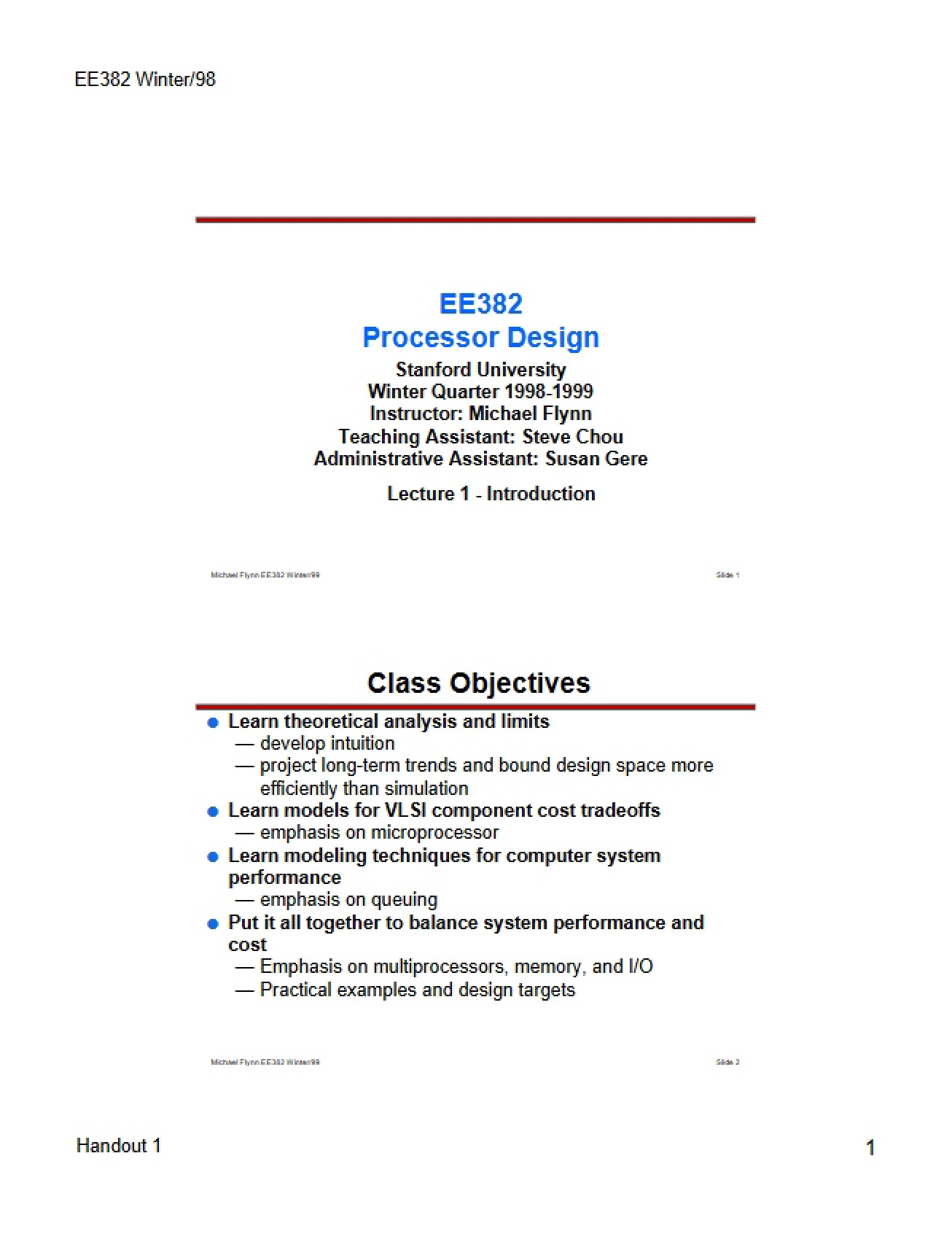 Introduction to Processor Design