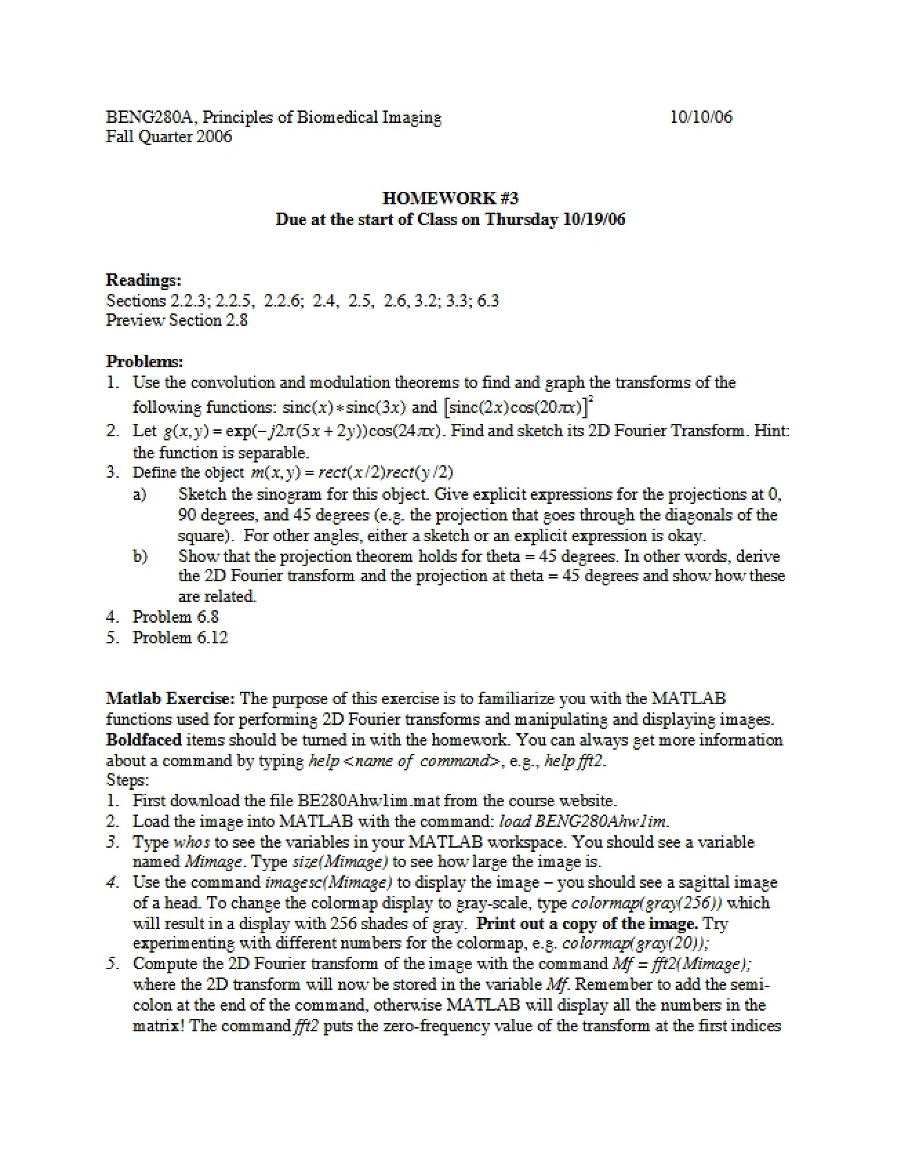 Third Homework