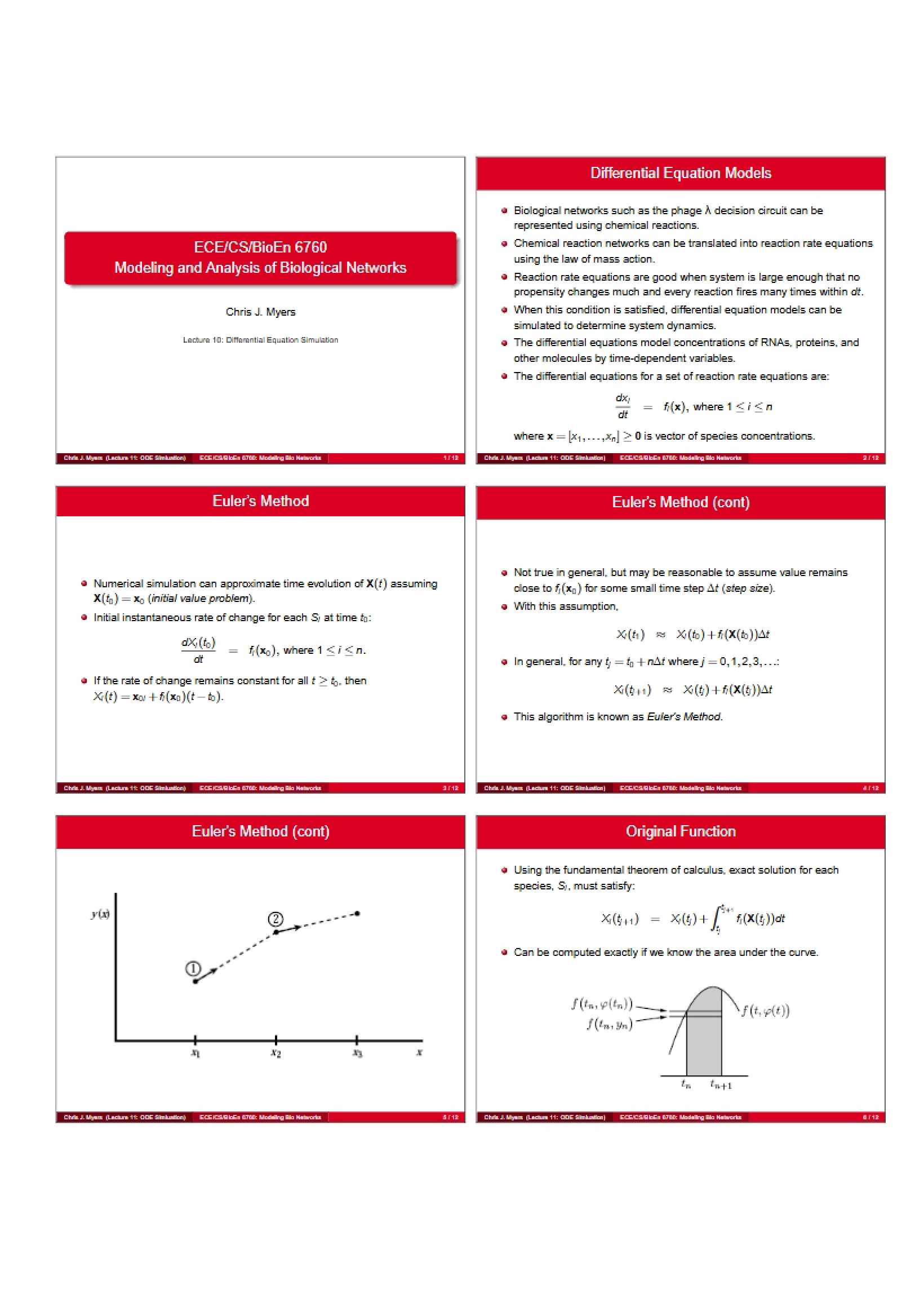 Simulating Differential Equations