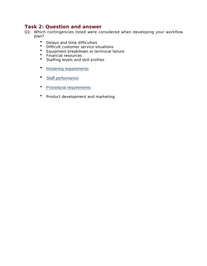 Contingencies for Workflow Plan Delays