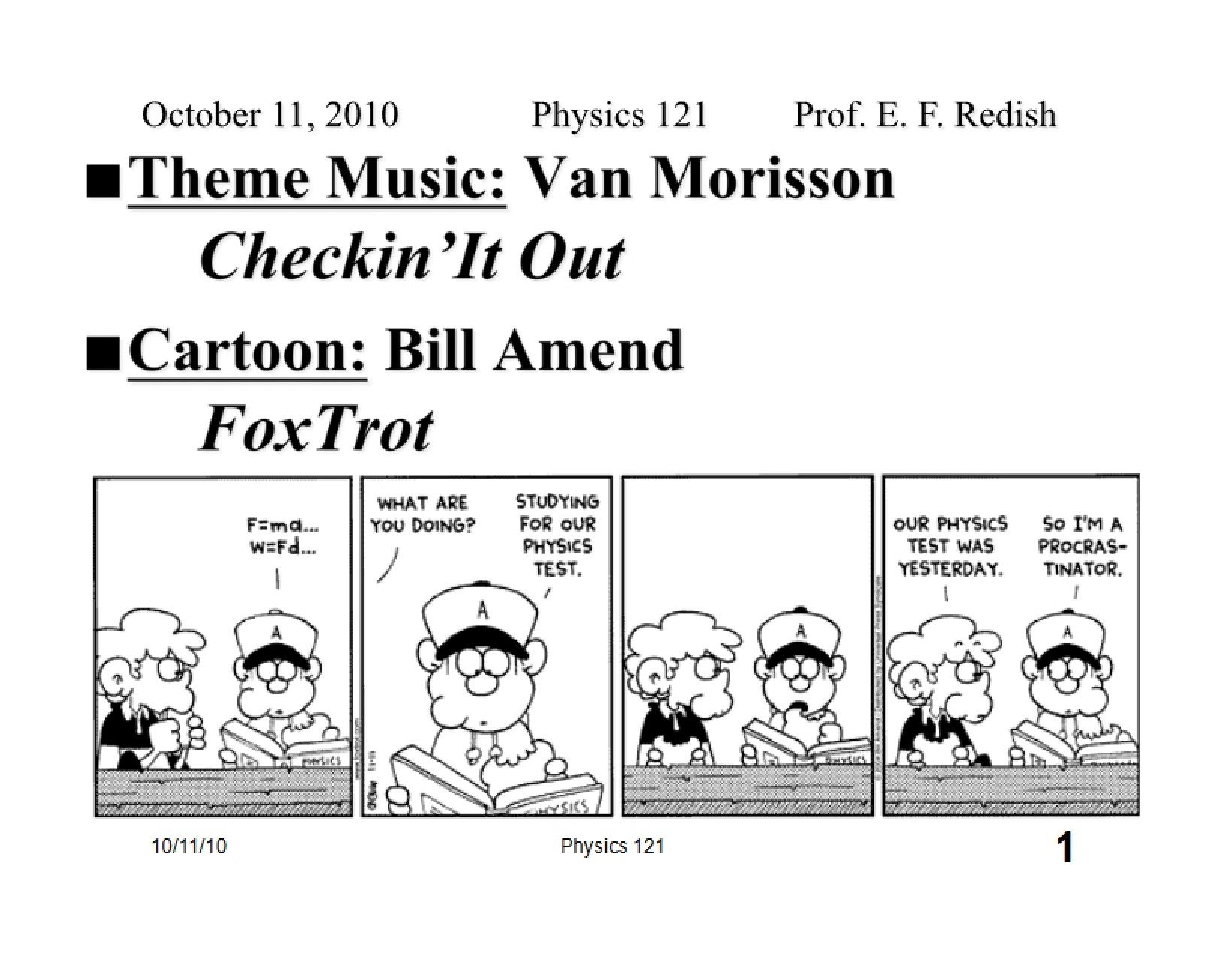 Slideshow Notes