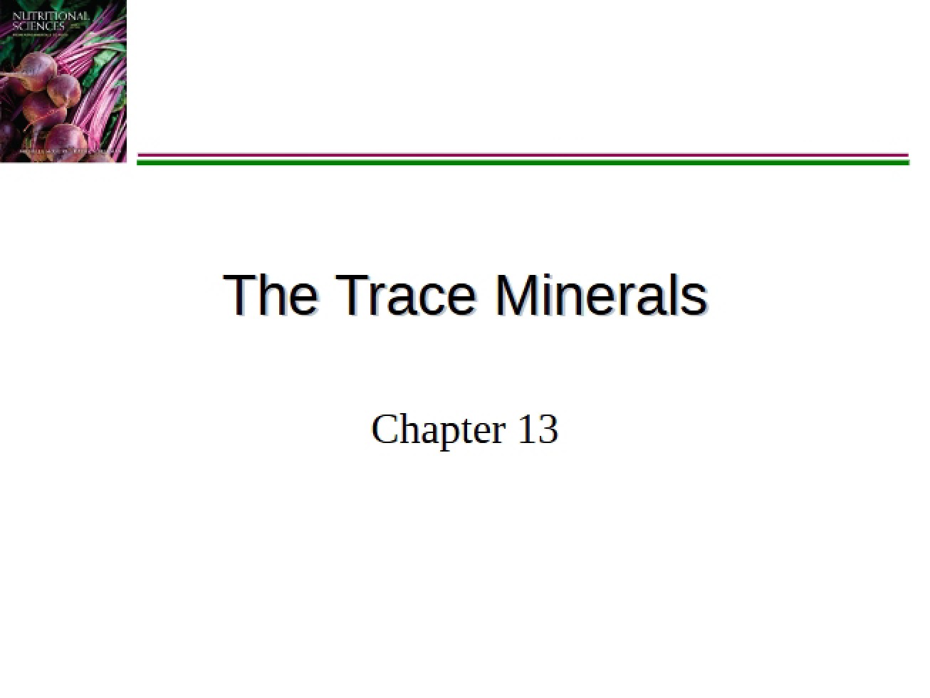 Notes for Chapter Thirteen