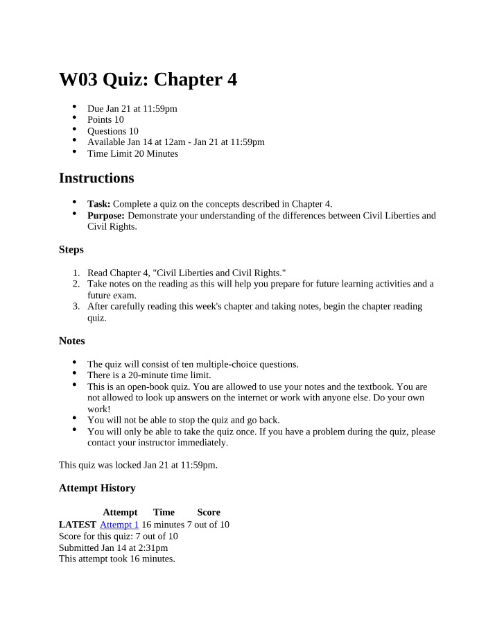 Chapter 4 Quiz for W03