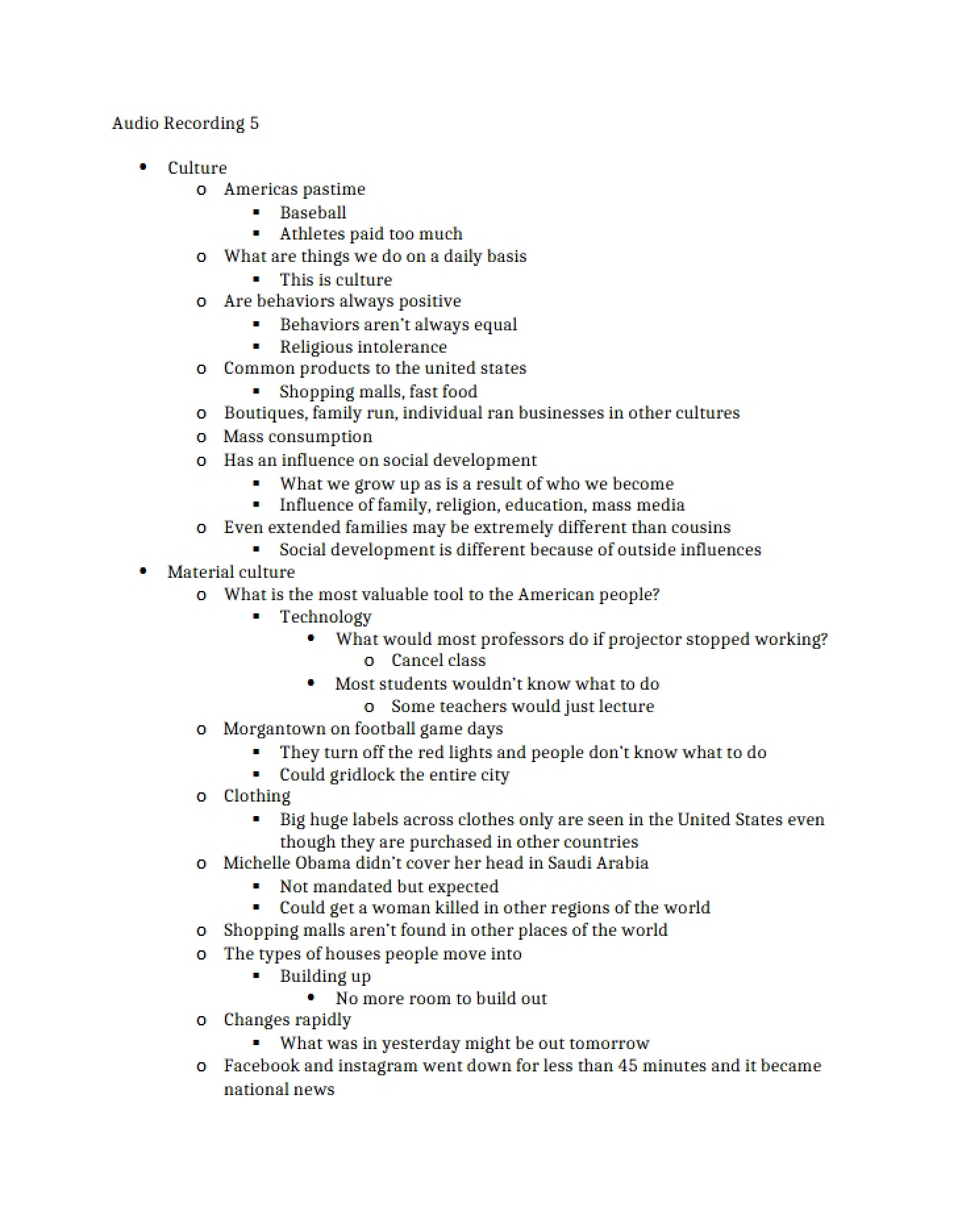 Sociology of Culture
