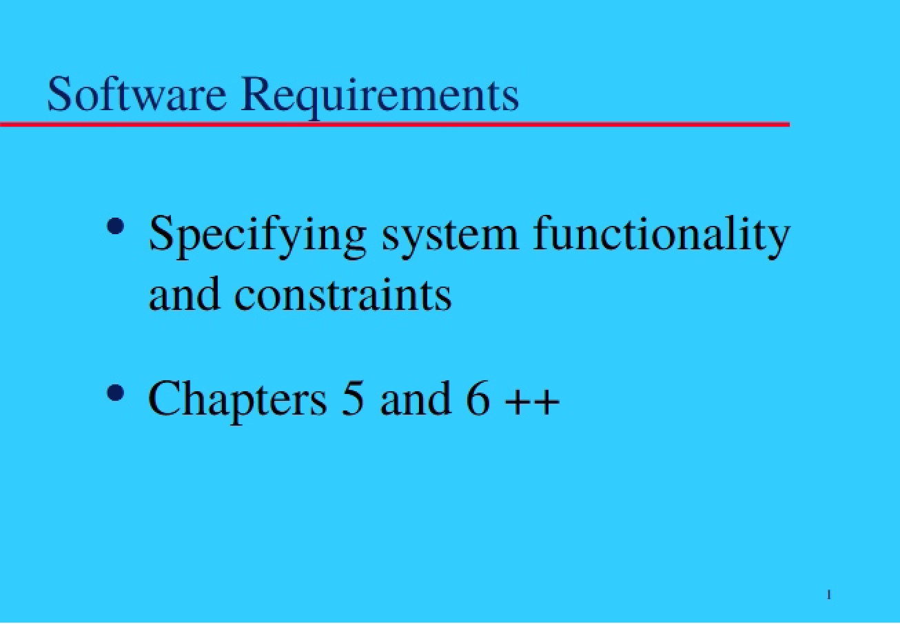 Testing Software