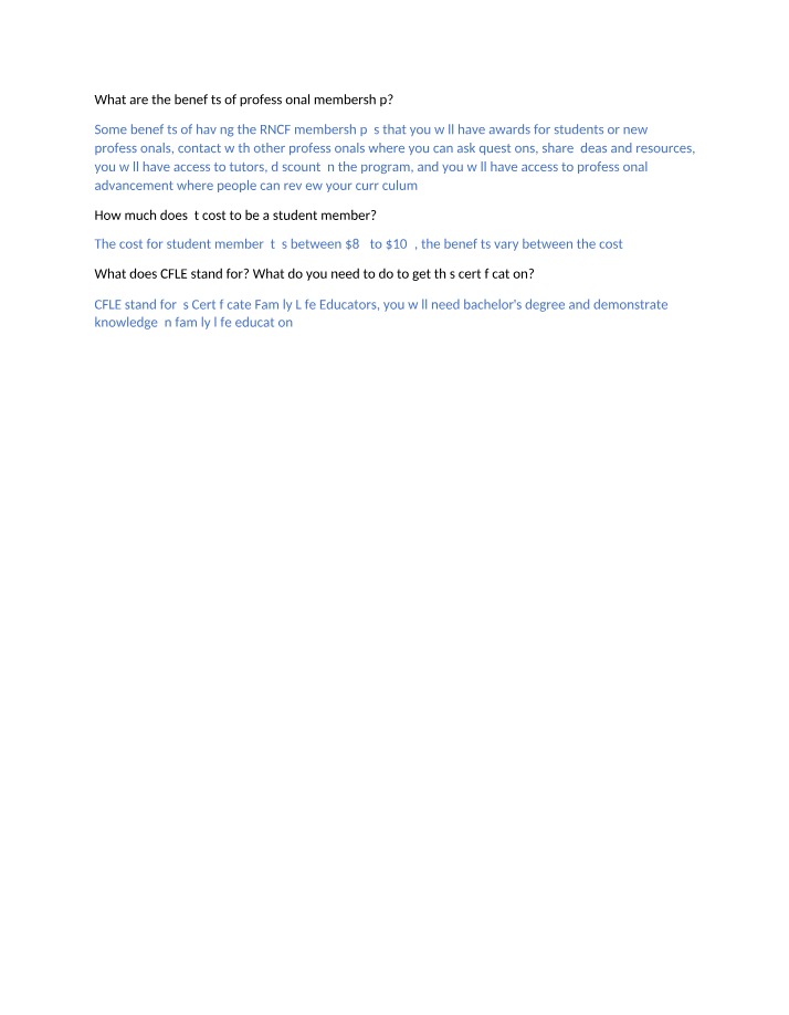 Professional Membership Benefits - Networking, Awards, and CFLE Certification